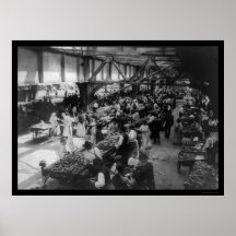 Ostseiten-Nahrungsmittelmarkt in New York City 191 Plakate
