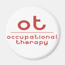 OT Beschäftigungstherapie Kühlschrankmagnet
