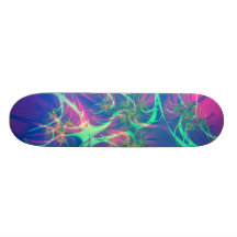 "Ozean Seaweed Fraktal-KunstSkateboard Personalisierte Skatedecks