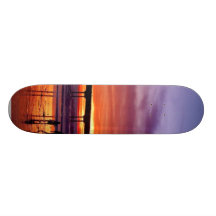 Ozean-Strand-Sonnenuntergang Skateboardbretter