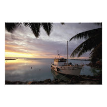 Ozeanien, das Polynesien, Cookinseln, Aitutaki, Kunst Fotos