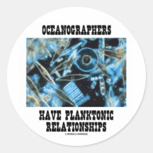 Ozeanographen haben Planktonic Beziehungen Sticker