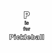 p ist für pickleball Kontur only.png Photo Skulptur
