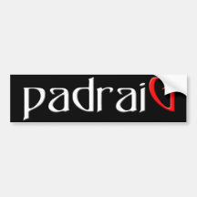 Padraig Plattform-Aufkleber Autoaufkleber