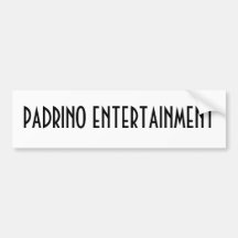 PADRINO UNTERHALTUNG AUTO STICKER