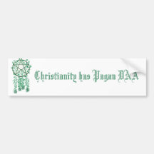 PAG, Christentum hat Heiden DNS Auto Aufkleber