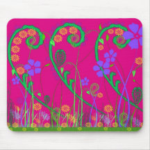 Paisley-Garten Mousepad
