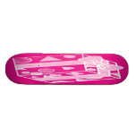 Paket oder Geschenk in den Rosa für sie Skateboard Deck
