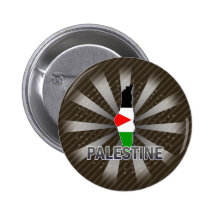 Palästina-Flaggen-Karte 2,0 Anstecknadelbuttons