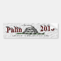 PALIN 2016 Autoaufkleber, Burgunder 3D, weißes Gad