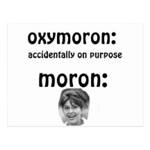 Palin Oxymoron Postkarten