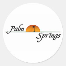 Palm Springs Aufkleber