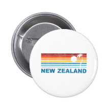 Palme Neuseeland Anstecknadelbuttons
