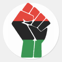 Pan-Afrika Faust-Aufkleber