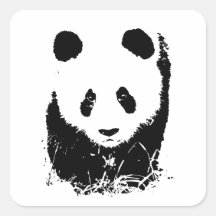 Panda Aufkleber