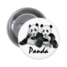 Panda-Bären Button