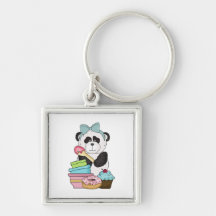 Panda-Bärn-Bonbon-Leckereien Schlüsselband