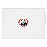 Panda-Bärn-Liebe Grußkarte
