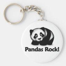 Panda-Felsen! Schlüsselbänder
