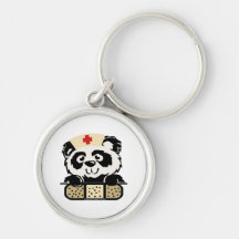 Panda-Krankenschwester Schlüsselbänder