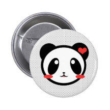 Panda Luv Anstecknadelbutton