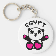 Panda-Panda Ägypten Schlüsselbänder