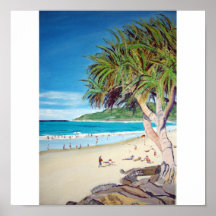 Pandanas Strand Poster