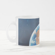 Pangaea 500 mein mattierter Glasbecher Tee Tasse