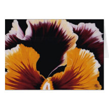Pansy-Gruß-Karte