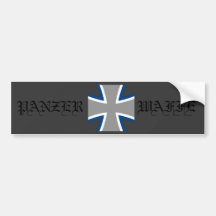 PANZERWAFFE PEGATINA DE PARACHOQUE