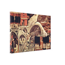Paolo Uccello - Episoden vom Einsiedlerleben Gespannte Galeriedrucke