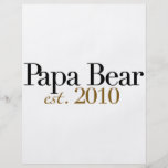 Papa-Bär Est 2010 Flyerdruck