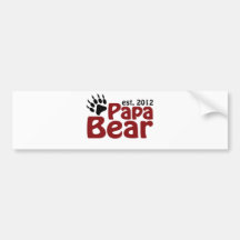 PapaBärentatze 2012 Autosticker