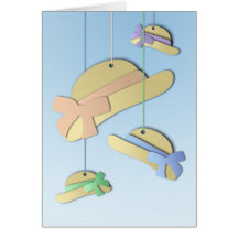 Papierhut-Gruß-Karte