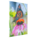 Papillon Impressionist eingewickelte Leinwand Gespannter Galerie Druck