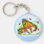 Papillon mystischer Monarch Schlüsselband