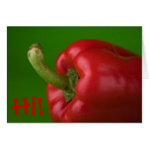 Paprika Grußkarten