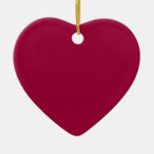 Paprika-Rot-Save the Date Herz-Verzierung Weihnachtsbaum Ornament