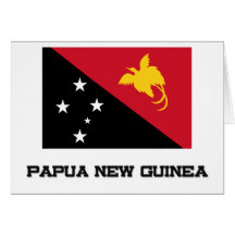 Papua-Neu-Guinea Flagge Karten