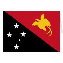 Papua-Neu-Guinea Flagge Karten