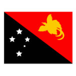 Papua-Neu-Guinea Flagge Postkarten