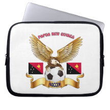 Papua-Neu-Guinea Fußball-Entwürfe Computer Schutzhülle