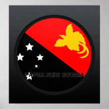 Papua-Neu-Guinea Roundel Qualität Flagge Plakatdrucke