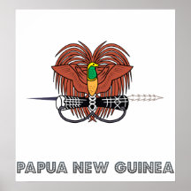 Papua-Neu-Guinea Wappen Plakate