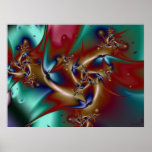 Paradiesvögel Poster
