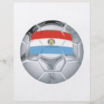 Paraguayian Fußball Flyer