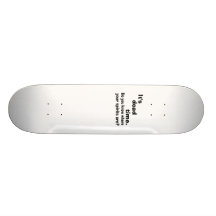 Paranormal Verzugszeit Personalisiertes Skatedeck