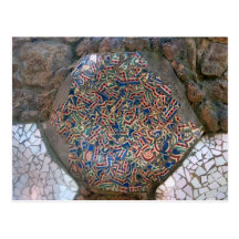 Parc Guell Regenbogen-Mosaik Postkarten