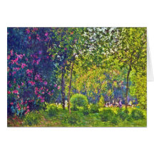 Parc Monceau Claude Monet Karten