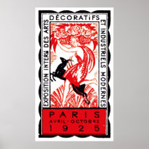 Paris-Kunst-Deko-Plakat 1925
